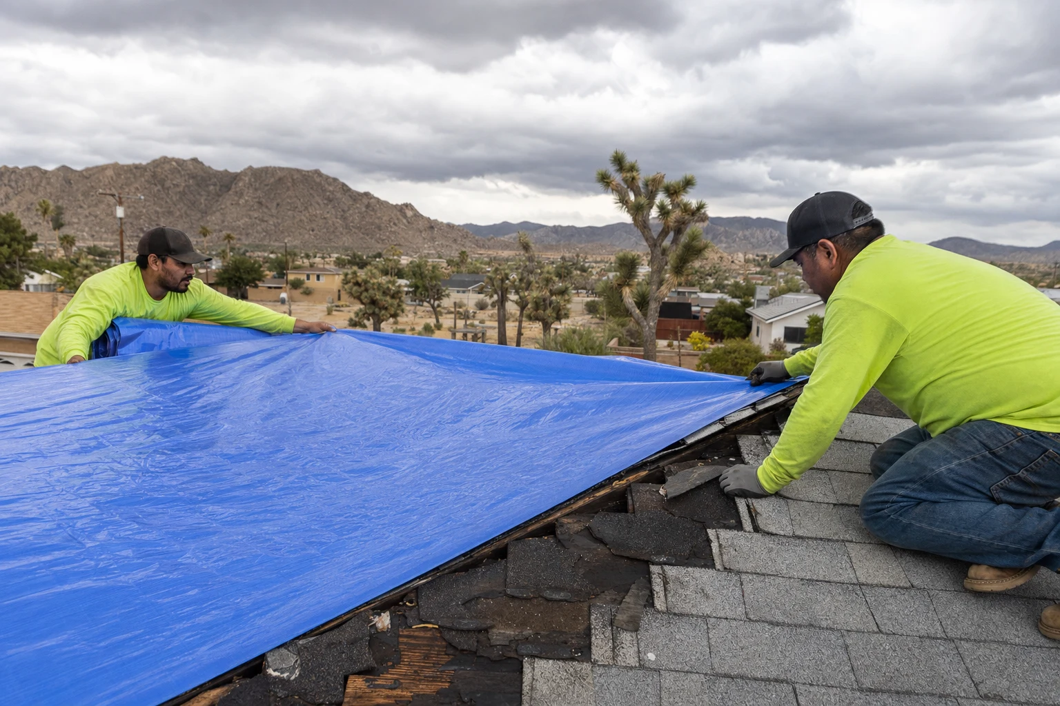 Step 2: Emergency Tarping
