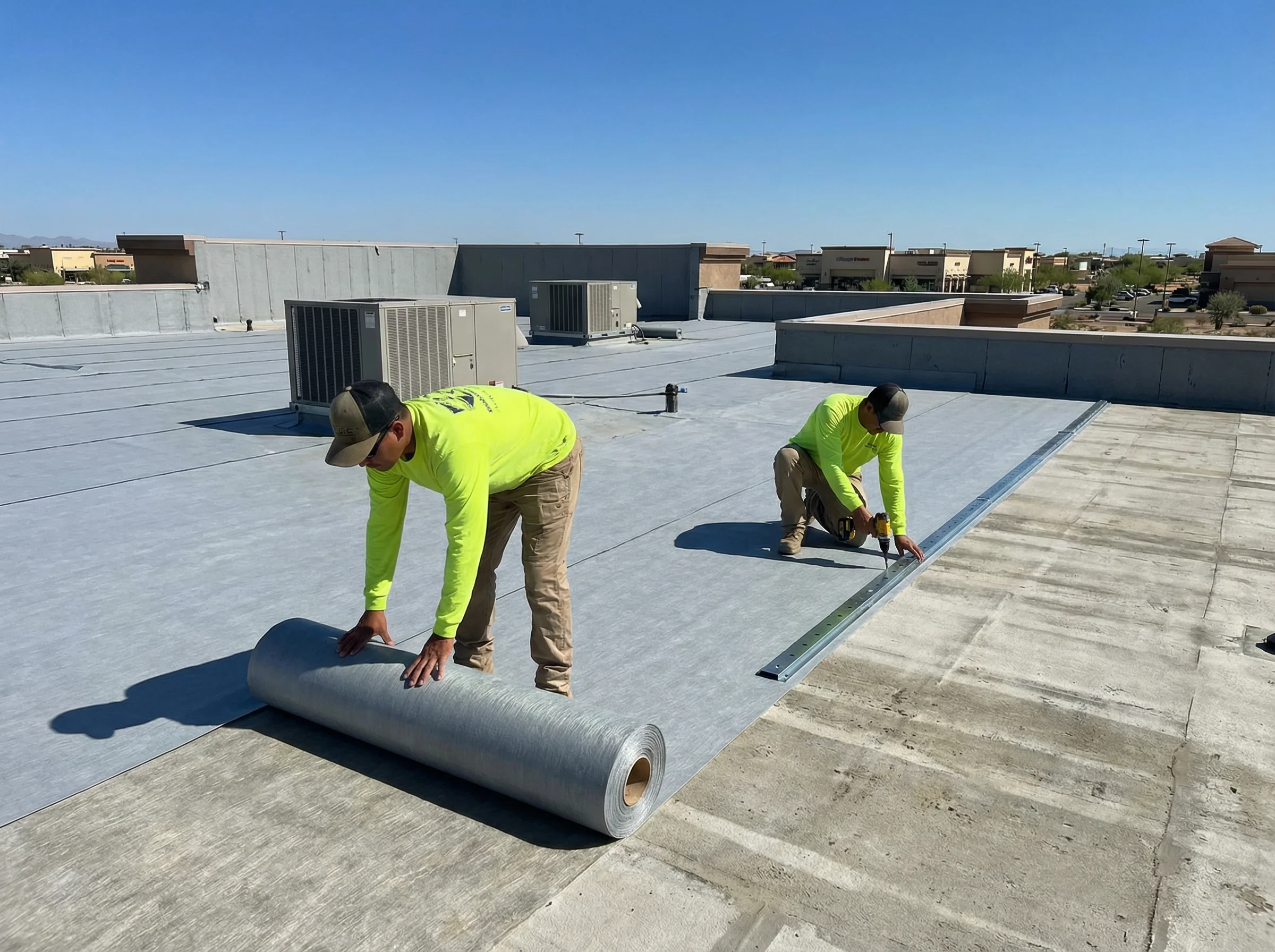 Step 2: Base Sheet Installation