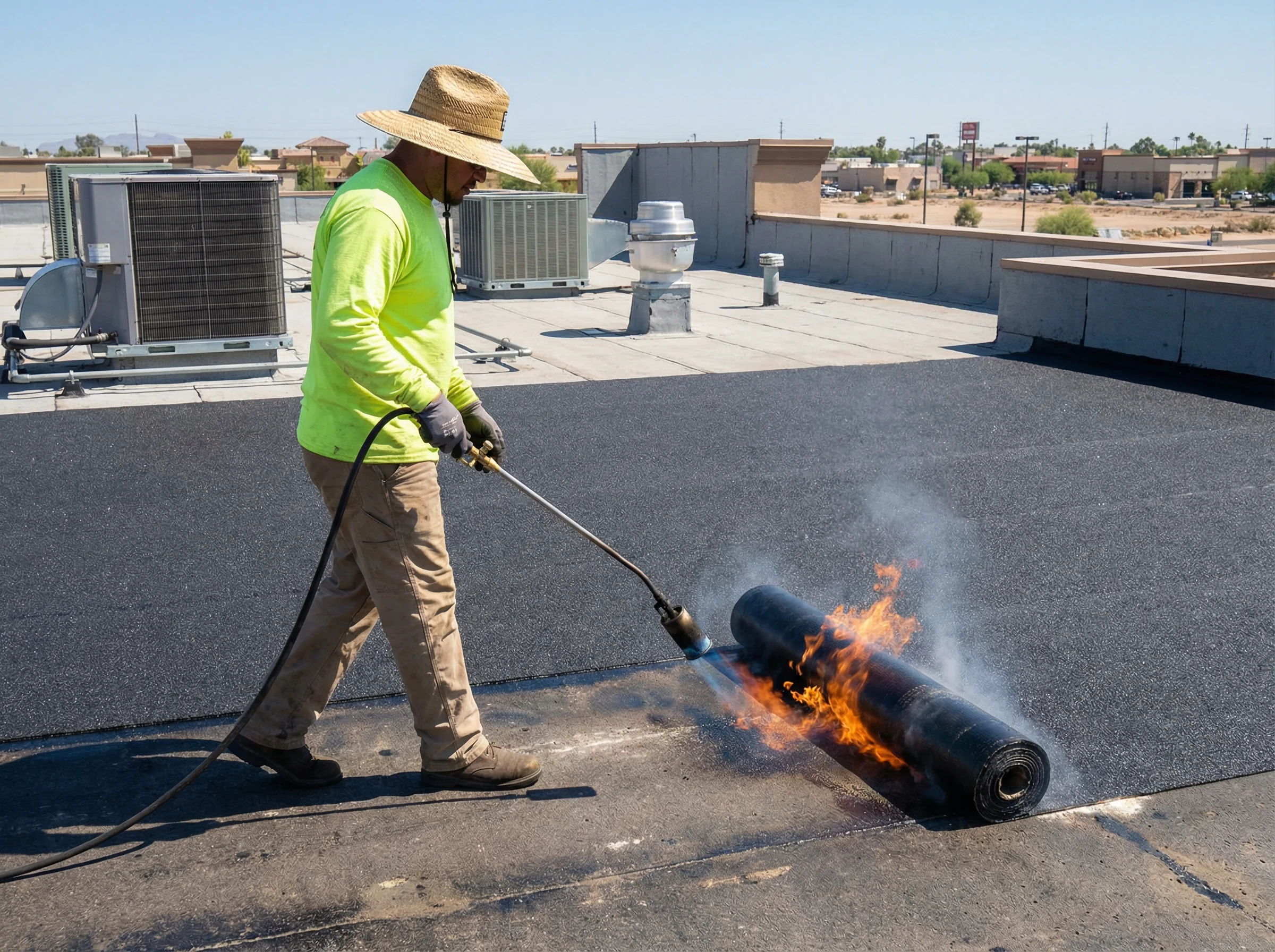 Step 3: Cap Sheet Application