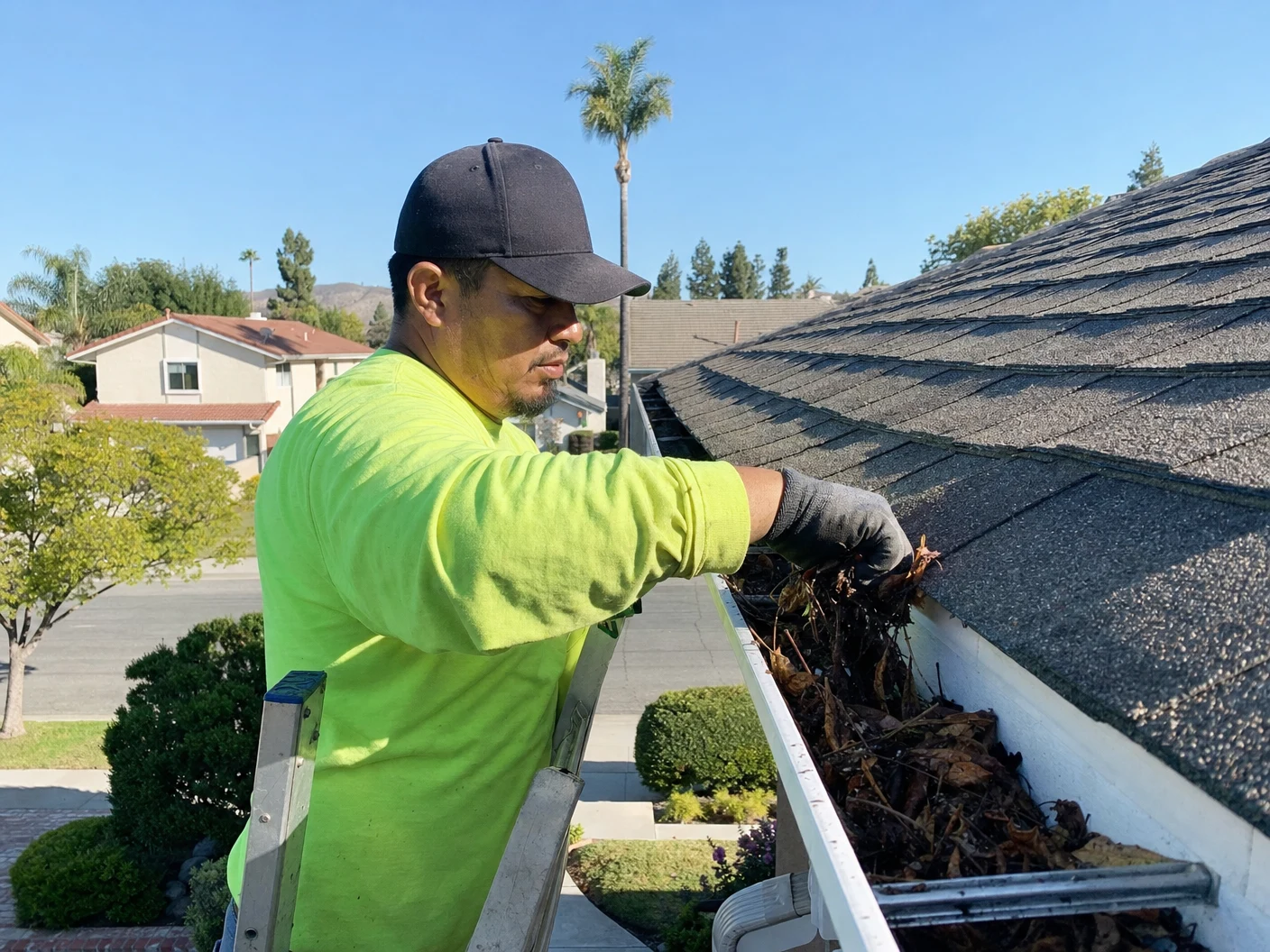 Step 4: Gutter Cleaning