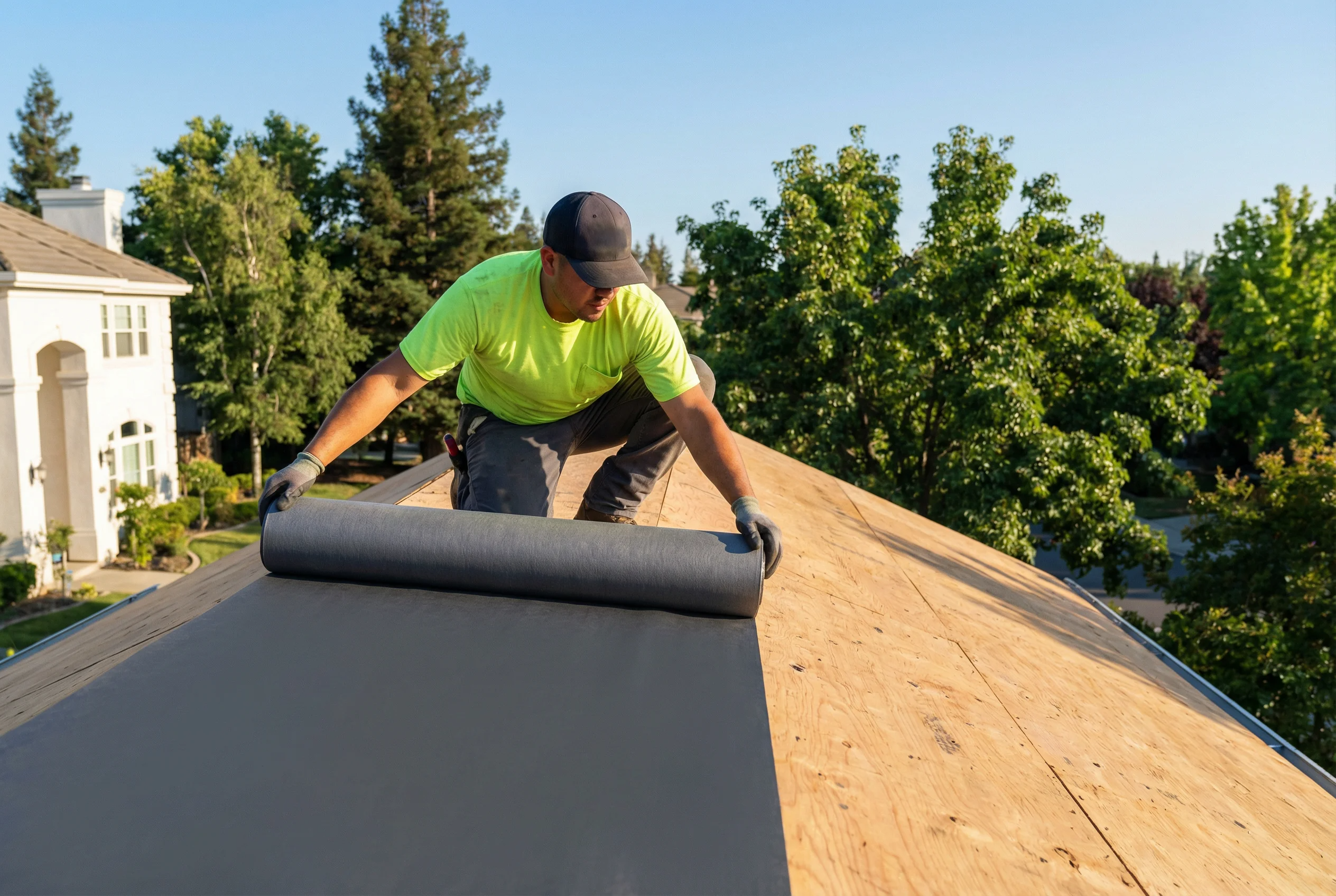 Step 2: Waterproof Underlayment